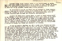 [Carta] 1945 sept. 24, Petrópolis, [Brasil] [a] Julia Torres, [Chile]