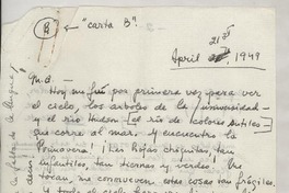 [Carta] 1949 abr. 21 [a] Gabriela Mistral