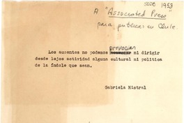 [Carta] 1953 [a] Associated Press