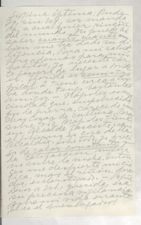 [Carta] [a] Sixtina Araya