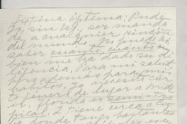 [Carta] [a] Sixtina Araya