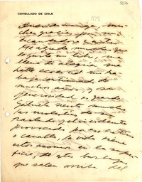 [Carta] 1934 [a] Gabriela Mistral