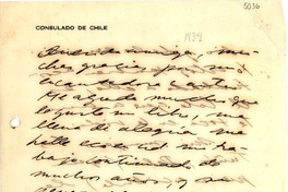 [Carta] 1934 [a] Gabriela Mistral