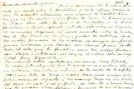 [Carta] 1945 mayo 5, Vicuña, [Chile] [a] Gabriela [Mistral]