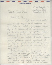 [Carta] 1956 mar. 24, Santiago, Chile [a] Doris Dana en New York