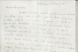 [Carta] 1957 ene. 14, Valparaíso, Chile [a] Doris Dana, New York, Estados Unidos