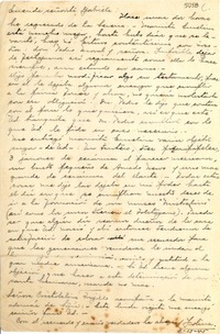 [Carta] 1945 oct. 13, [Vicuña, Chile] [a] Gabriela Mistral