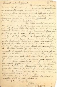 [Carta] 1945 oct. 7, Vicuña, [Chile] [a] Gabriela Mistral
