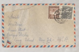 [Sobre] 1957 ene. 17, Concepción, Chile [a] Doris Dana, Nueva York, Estados Unidos