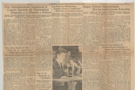 [Sobre] 1957 ene. 25, Valparaíso, Chile [a] Doris Dana, New York, Estados Unidos