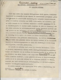 Una reforma educacional suramericana