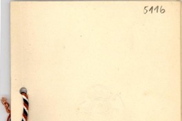 [Tarjeta] 1956, Santiago [a] Gabriela Mistral