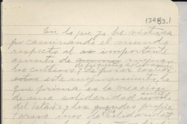 [Situación del pequeño campesino en Chile]