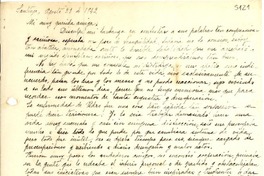 [Carta] 1942 ago. 21, Santiago [a] Gabriela Mistral