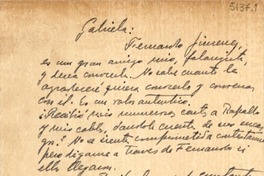 [Tarjeta] [195?], [Chile] [a] Gabriela Mistral