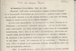 Sobre las lenguas iberas