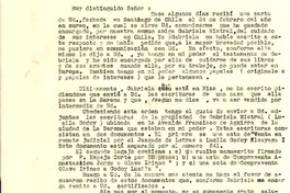 [Carta] 1939 abr. 22, Ginebra, [Suiza] [a] Eduardo Frei [Montalva], Santiago, Chile