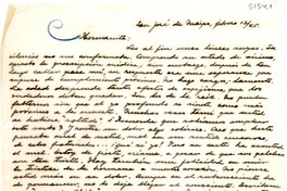 [Carta] 1945 feb. 12, San José de Maipo, [Chile] [a] [Gabriela Mistral]
