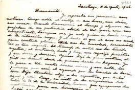 [Carta] 1946 ago. 4, Santiago, [Chile] [a] [Gabriela Mistral]
