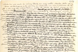 [Carta] 1947 ago. 21, Santiago, [Chile] [a] [Gabriela Mistral]