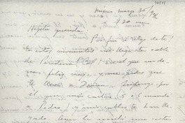 [Carta] 1946 mar. 30, México [a] Gabriela Mistral