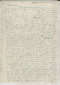 [Carta] 1946 mayo 20, Petrópolis, [Brasil] [a] Gabriela Mistral