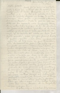 [Carta] 1946 mayo 31, Río de Janeiro [a] Gabriela Mistral