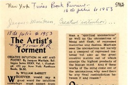 [Carta] 1953 jul. 18, New Jork [a] Gabriela Mistral