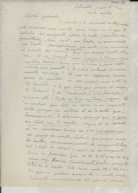 [Carta] 1946 jun. 15, Petrópolis, [Brasil] [a] Gabriela Mistral