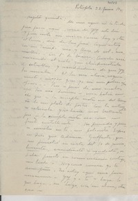 [Carta] 1946 jun. 22, Petrópolis, [Brasil] [a] Gabriela Mistral