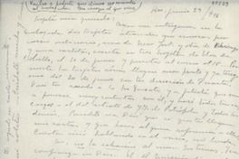 [Carta] 1946 jun. 29, Río de Janeiro [a] Gabriela Mistral