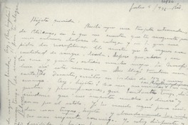 [Carta] 1946 jul. 5, Río de Janeiro [a] Gabriela Mistral