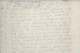 [Carta] 1946 jul. 11, Río de Janeiro [a] Gabriela Mistral