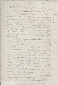 [Carta] 1946 jul. 30, Río de Janeiro [a] Gabriela Mistral