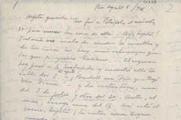 [Carta] 1946 ago. 5, Río de Janeiro [a] Gabriela Mistral