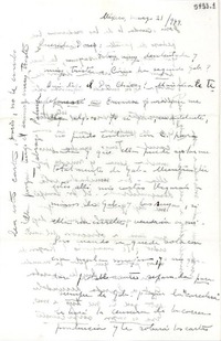 [Carta] 1949 mar. 21, México [a] Doris Dana