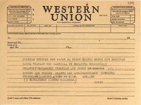 [Telegrama] [1952?], [EE.UU.?] [a] [Palma Guillén de Nicolau], [México]