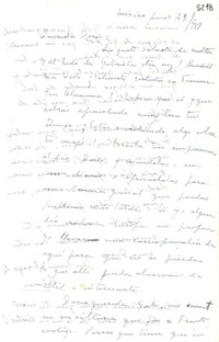 [Carta] 1951 jun. 23, México [a] Doris Dana