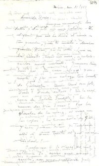 [Carta] 1951 nov. 1, México [a] Doris Dana