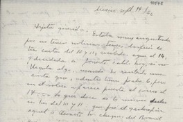 [Carta] 1946 sept. 19, México [a] Gabriela Mistral