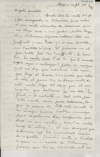 [Carta] 1946 sept. 25, México [a] Gabriela Mistral