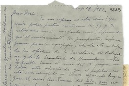 [Carta] 1952 mayo 14, México D. F. [a] Doris Dana, Nápoles, Italia