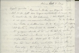 [Carta] 1946 oct. 4, México [a] Gabriela Mistral
