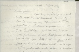 [Carta] 1946 oct. 5, México [a] Gabriela Mistral