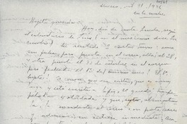 [Carta] 1946 oct. 31, México [a] Gabriela Mistral