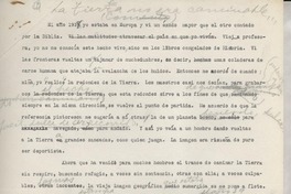 La tierra no era caminable