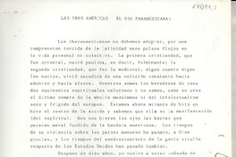 Las tres Américas