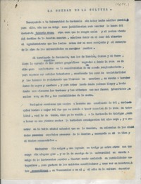 [Discurso] la unidad de la cultura