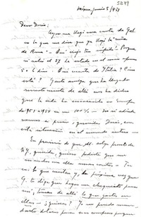 [Carta] 1954 jun. 5, México [a] Doris [Dana]