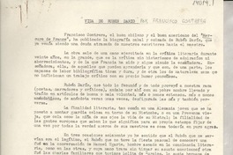 Vida de Rubén Darío